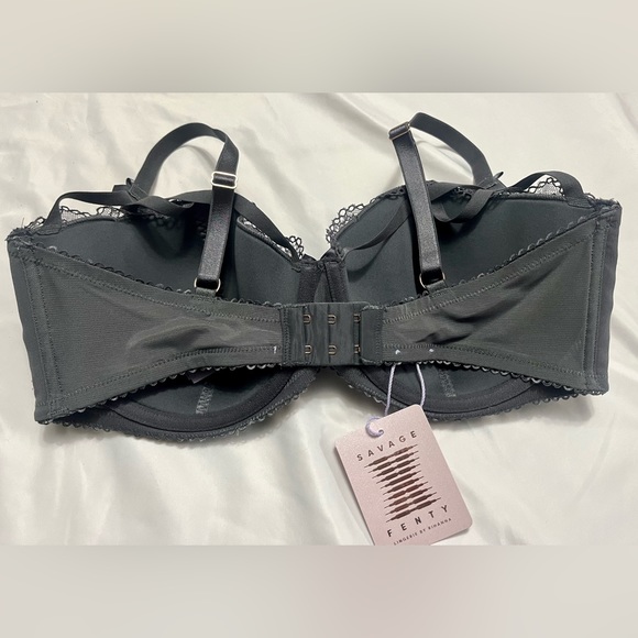 Living in the Clouds Iridescent Lace Caged Demi Bra - Picture 7 of 7